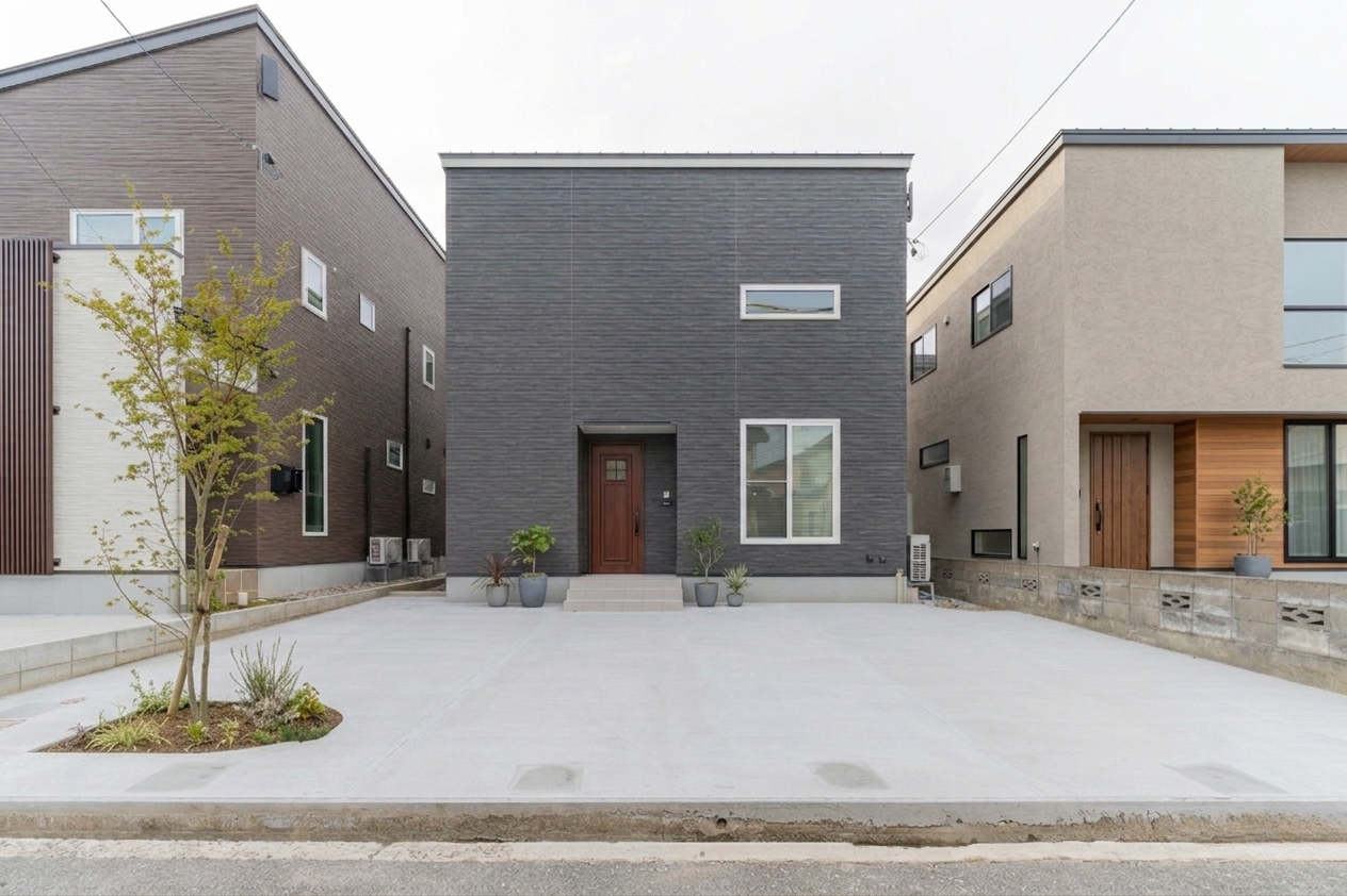 家事動線◎1階の中心にファミリークロークのあるお家