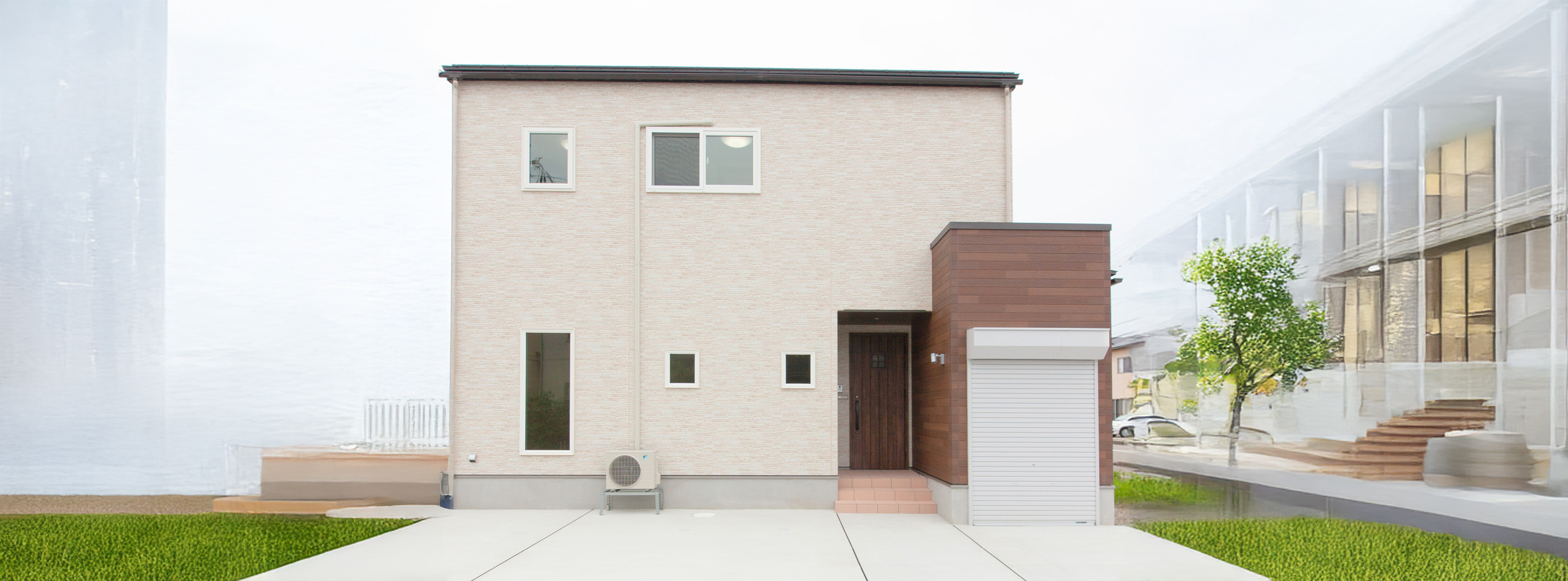 インナーガレージのあるお休みが楽しみなお家