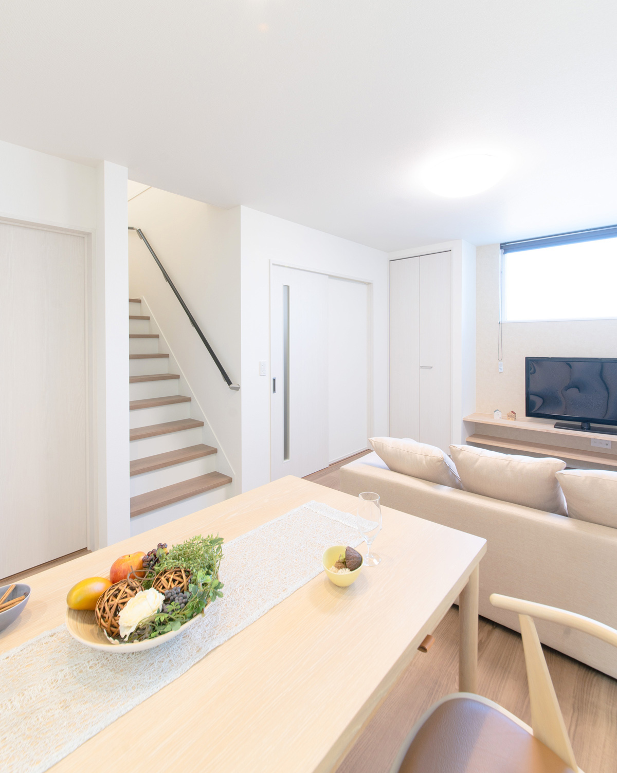 コンパクトサイズで家事導線がすっきりまとまったお家