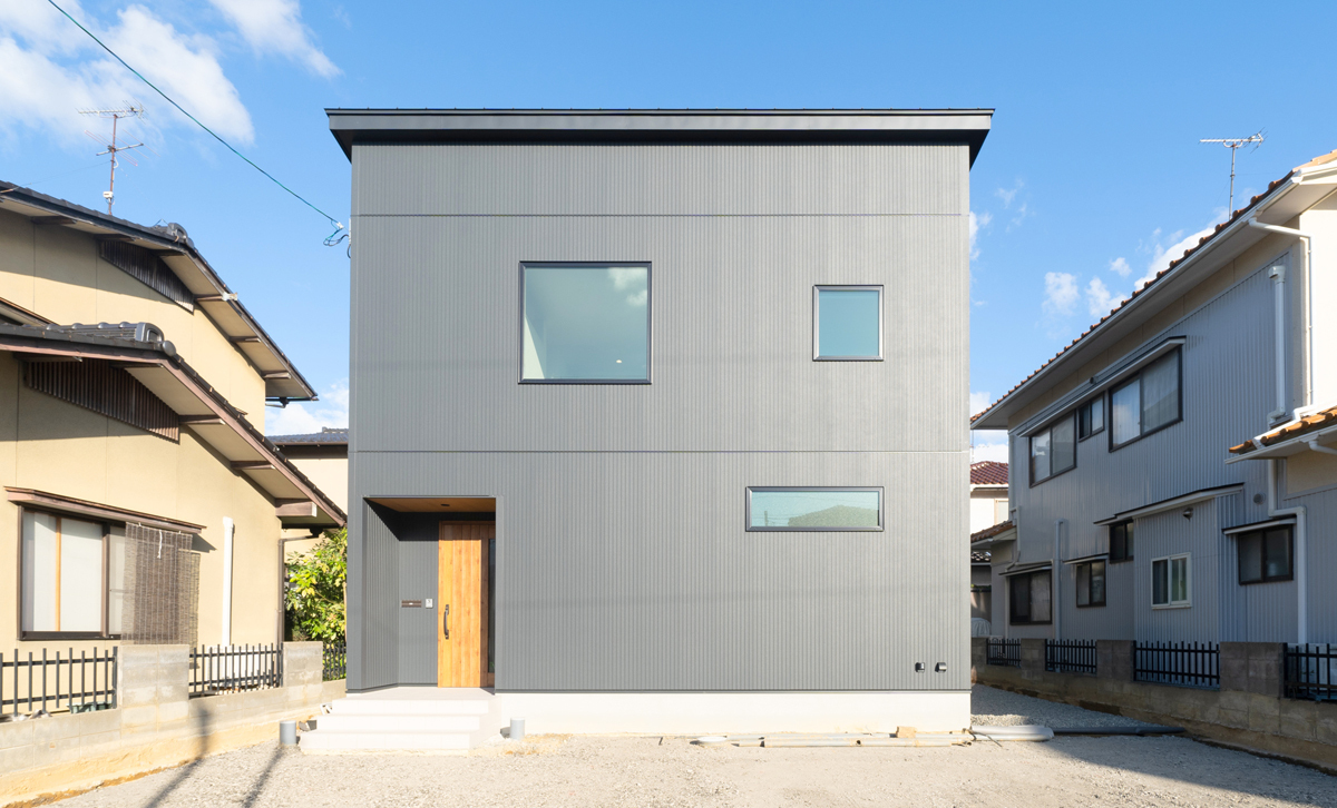 プライベートの時間も大切にした、BOX型の高性能なお家