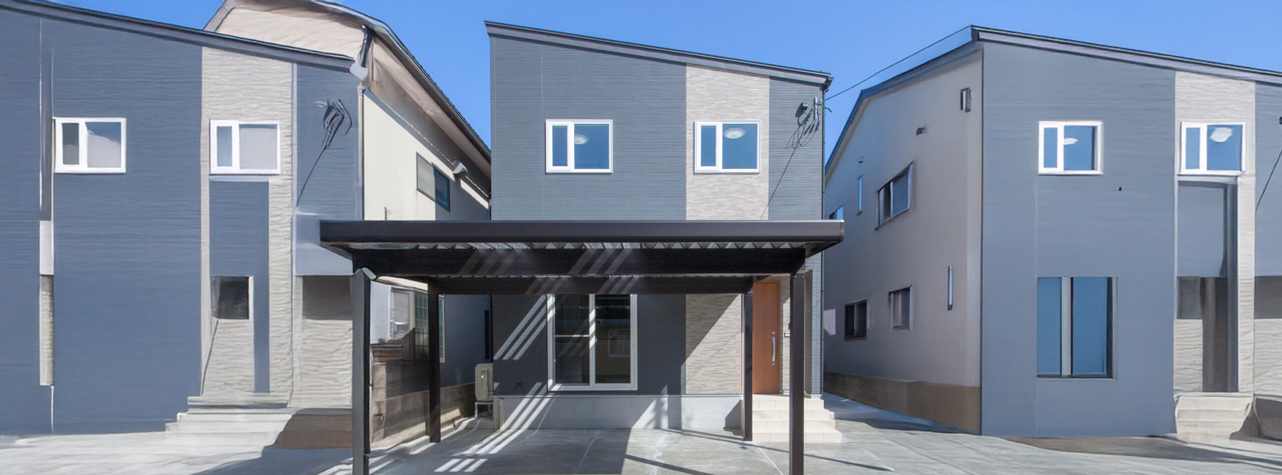 スキップフロアが光と家族をつなぐシンプル＆スタイリッシュインテリアの家