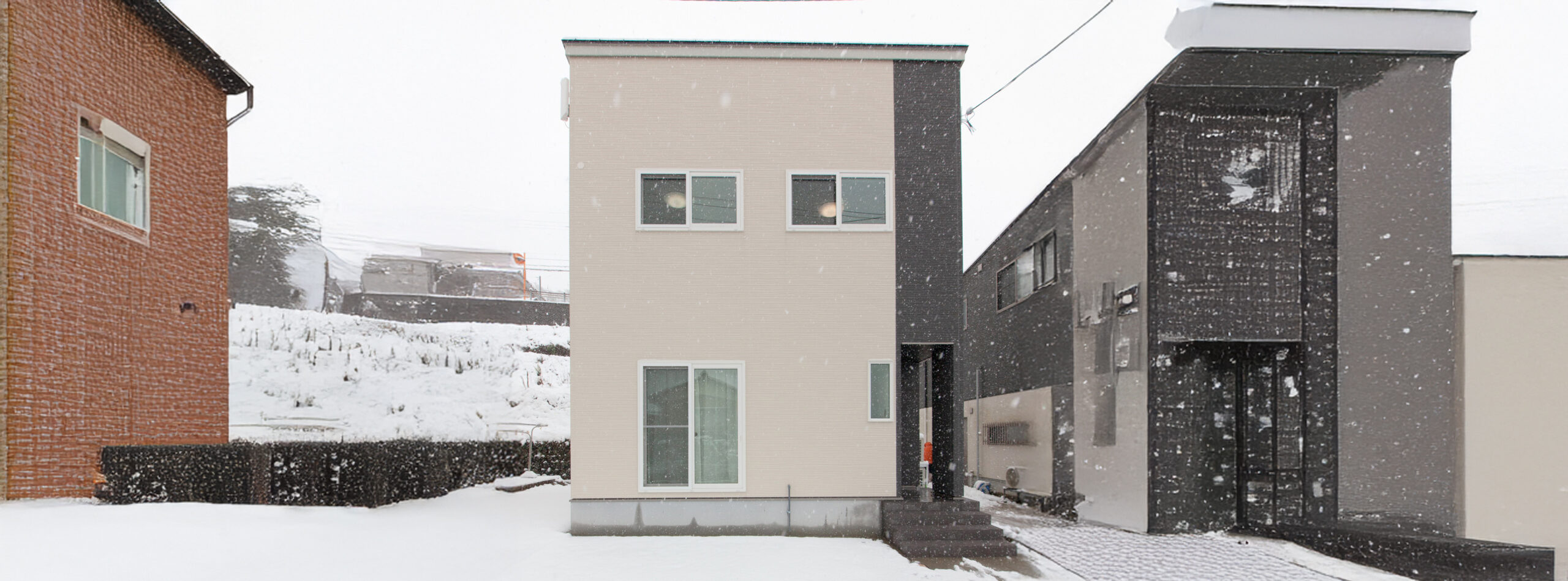 ホワイトベースのシンプルかつスタイリッシュな26坪のお家